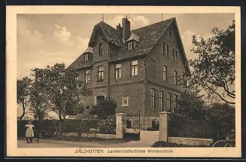 AK Salzkotten, Landwirtschaftliche Winterschule