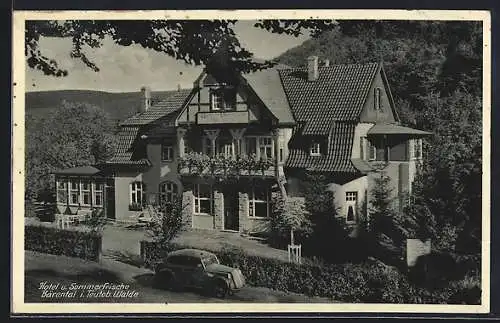 AK Kohlstädt i. Lippe, Waldhotel und Sommerfrische