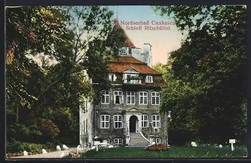 AK Cuxhaven, Nordseebad, Schloss Ritzebüttel