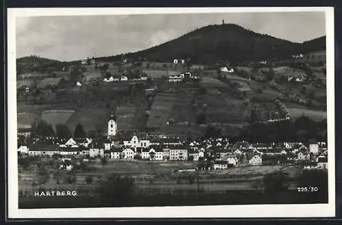 AK Hartberg, Gesamtansicht mit der Kirche