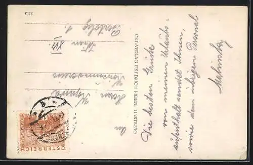 AK Hartberg, Teilansicht mit Kirche