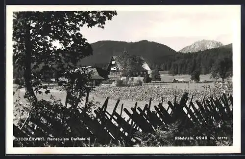 AK Ramsau am Dachstein, Gasthaus Stockerwirt