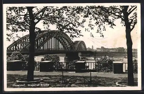 AK Düsseldorf, Skagerrak-Brücke