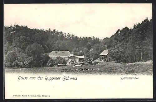 AK Boltenmühle /Ruppiner Schweiz, Ortspartie