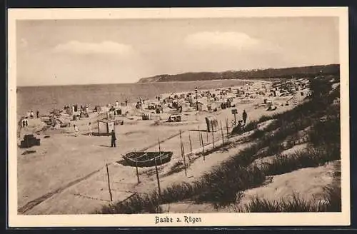 AK Baabe a. Rügen, Strandpartie