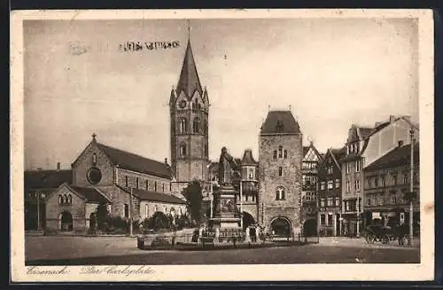 AK Eisenach, der Carlsplatz