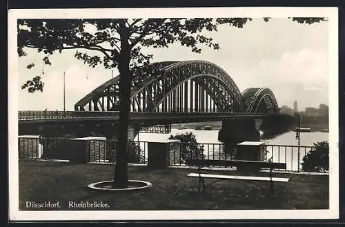 AK Düsseldorf, Rheinbrücke