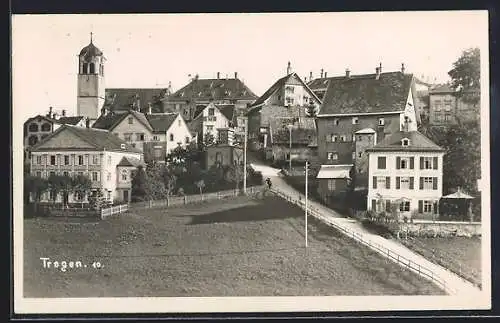 AK Trogen, Ortspartie mit Blick zur Kirche