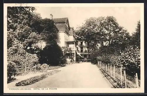 AK Yverdon-les-Bains, Hotel de la Prairie