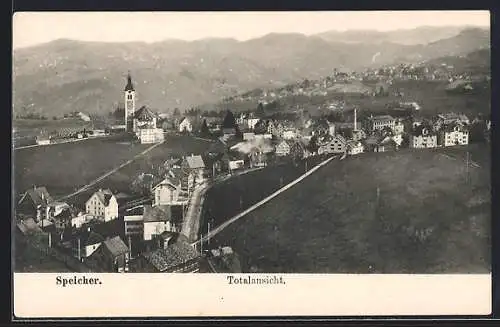 AK Speicher, Totalansicht aus der Vogelschau