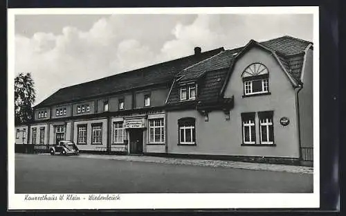 AK Wiedenbrück, Konzerthaus-Cafe W. Klein