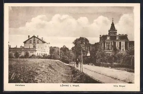 AK Löhne, Amtshaus und Villa Meyer