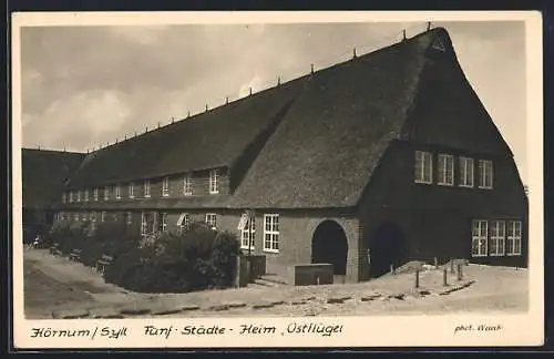 AK Hörnum /Sylt, Fünf-Städte-Heim, Ostflügel