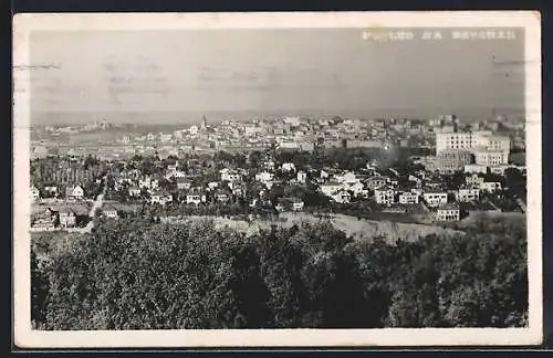 AK Beograd, Gesamtansicht aus der Vogelschau