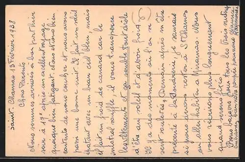 AK St-Chamas, Viaduc du Chemin de Fer avec train en passage