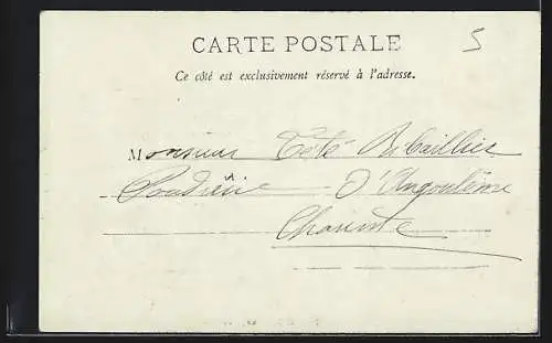 AK Saint-Chamas, Vue pittoresque du village près de l`étang