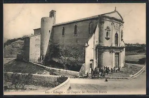 AK Aubagne, La Chapelle des Pénitents Blancs