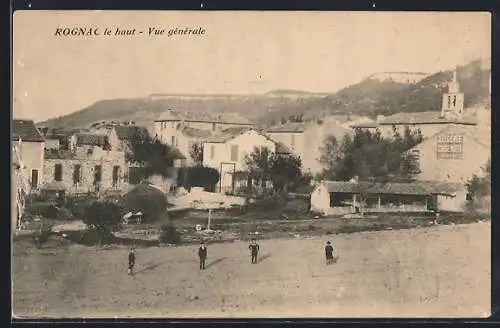 AK Rognac, le haut, Vue générale