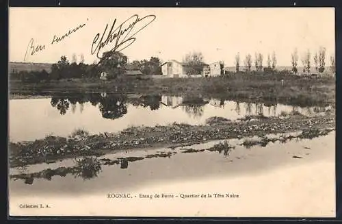 AK Rognac, Étang de Berre, Quartier de la Tête Noire