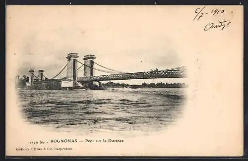 AK Rognonas, Pont sur la Durance