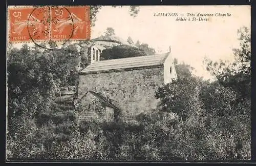 AK Lamanon, Très Ancienne Chapelle dédiée à St-Denis