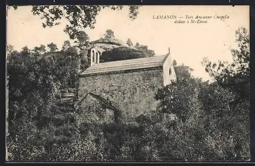 AK Lamanon, Très Ancienne Chapelle dédiée à St-Denis