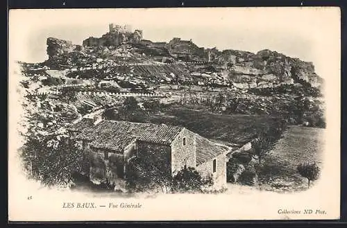 AK Les Baux, Vue Générale