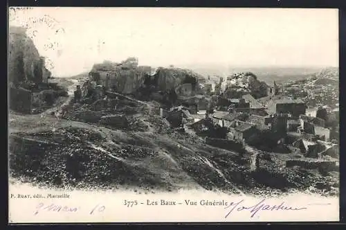 AK Les Baux, Vue Générale