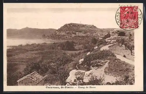 AK Cacaveau, St-Pierre, Vue sur l`Étang de Berre