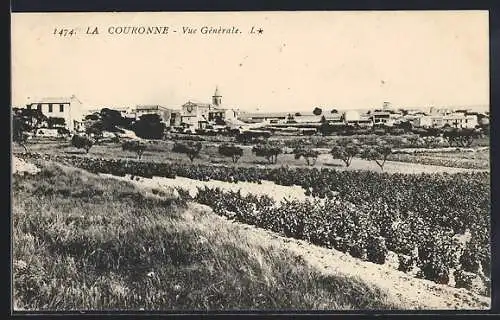 AK La Couronne, Vue Générale