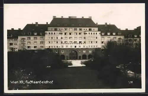 AK Wien, Blick zum Fuchsenfeldhof