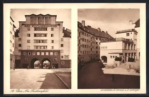 AK Wien, Strassenpartie am Fuchsenfeld