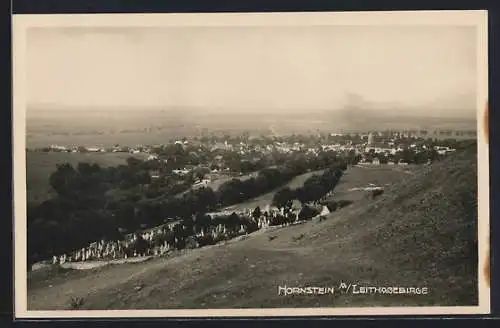 AK Hornstein a. Leithagebirge, Totalansicht von einen Berg aus