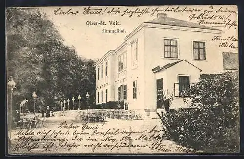 AK Ober-St. Veit, Cafe und Restauration Himmelhof