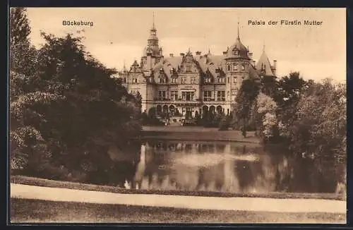 AK Bückeburg, Palais der Fürstin Mutter