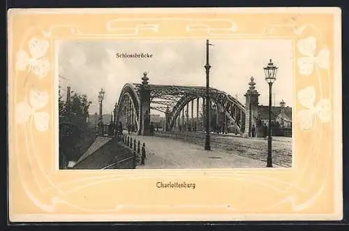 AK Berlin-Charlottenburg, Blick zur Schlossbrücke