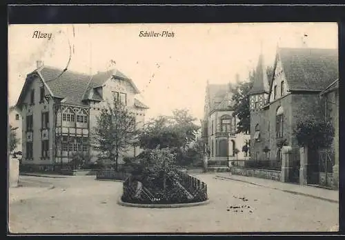 AK Alzey, Villen am Schiller-Platz