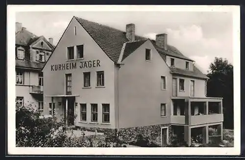 AK Bad Salzhausen, Hotel-Kurheim Jäger v. Adolf Jäger