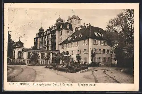 AK Bad Dürrheim, Ansicht vom Erholungsheim