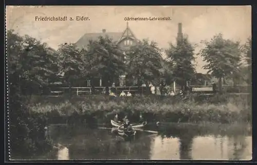 AK Friedrichstadt a. Eider, Gärtnerinnen-Lehranstalt