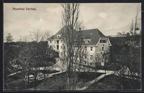 AK Dachau, Blick aufs Moorbad