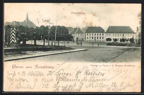 AK Rendsburg, Am Paradeplatz