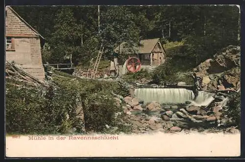 AK Ravennaschlucht, Wassermühle