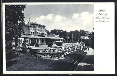 AK Bad-Nauheim, Kurhaus mit Terrasse