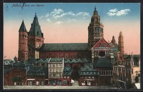 AK Mainz, Dom von Westen