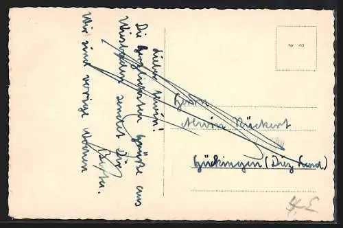 AK Wiesbaden, Reisinger- und Herbert-Anlagen mit Blick auf den Ort und Taunus