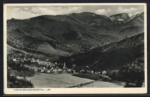 AK Freiburg-Günterstal i. Br., Panorama