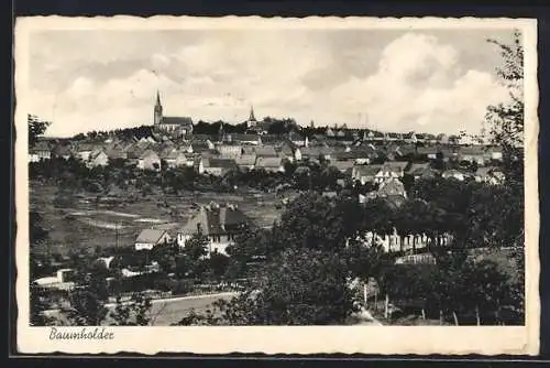 AK Baumholder, Blick auf den Truppenübungsplatz und den Ort