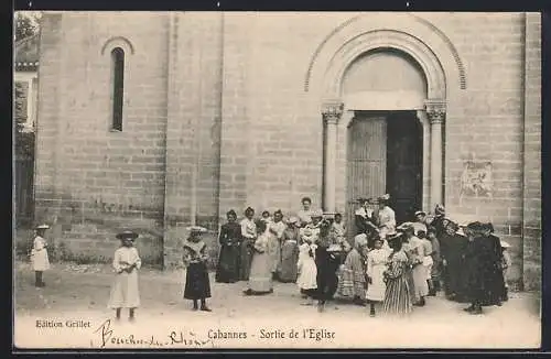 AK Cabannes, Sortie de l`Église