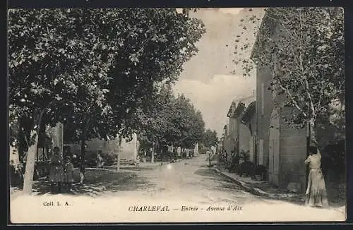 AK Charleval, Entrée, Avenue d`Aix